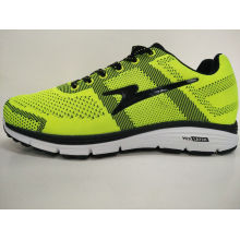 Bright Color Lemon Yellow Fly Knitting Gym Footwear